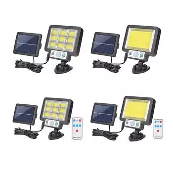 AU LED Split Солнечный настенный светильник Уличный водонепроницаемый датчик движения Индукционная лампа A