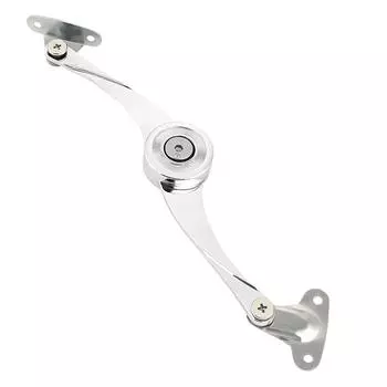 AU Support Hinge Lid Stay Adjustable Metal Lid Support Hinges for Wardrobe Cabin Nickel plating