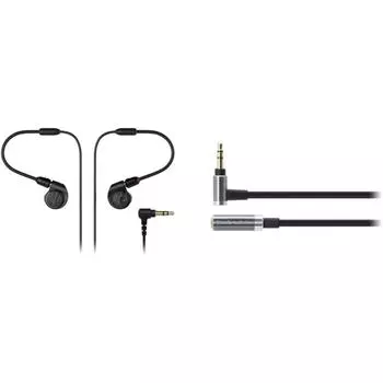 Audio Technica Audio Technica Monitor Earphones Ath E40 Audio Technica Headphone Extension Cord 1m At645l 1.0 earphone+Extension Cord Set Dynamic