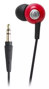 Audio Technica Sealed Inner Ear Headphones RD ATH-CKM30