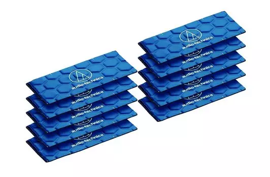 Audio Technica Vibration Controller Point Vibration Damping Vibration Isolation Heat Resistant Door Lining Floor Aluminum Butyl 10 Pieces AT-AQ452