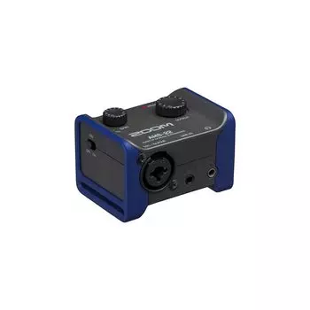 Аудиоинтерфейс ZOOM, черный, карманный, 85 г, совместим с AMS-22, 2 входа/2 выхода, USB-Type-C, Windows/Mac/iOS/Android