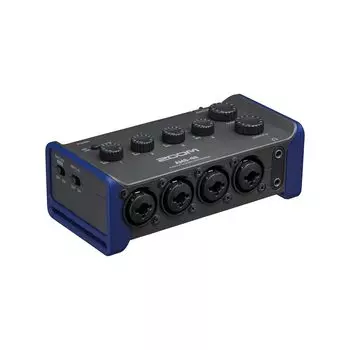 Аудиоинтерфейс ZOOM, черный, совместим с 4 выходами USB AMS-44 Windows/Mac/iOS/Android, входами/4 Type-C
