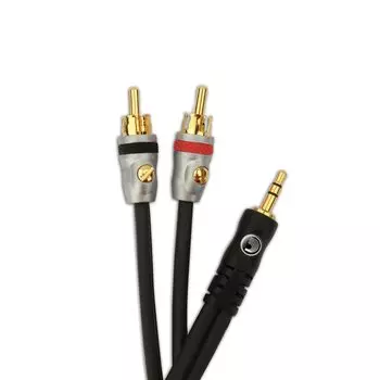 Аудиокабель D Addario PW-MP-05 (1,5 м RCAx2-стерео мини) []