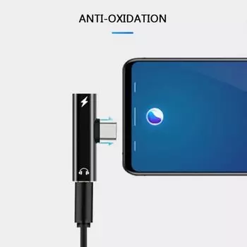 Аудиокабель Type C Аудиоадаптер для наушников USB-адаптер Type C Адаптер для зарядки USB-C Аудиоадаптер