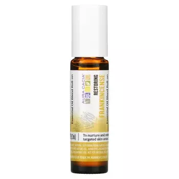 Aura Cacia, Essential Oil Blend, Revitalizing Roll On, Frankincense, 0.31 fl oz (9.2 ml)