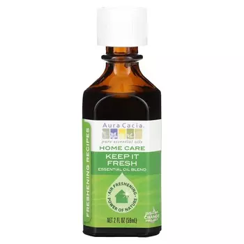 Aura Cacia, Home Care, смесь эфирных масел, Keep It Fresh, 2 жидких унции (59 мл)