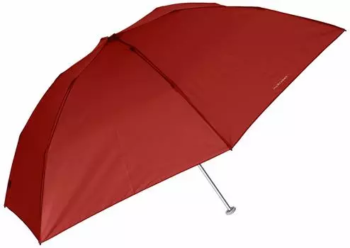 AURORA Plain Lightweight Carbon Folding Umbrella Red 55 [Jill Stuart] JI-17719-19 (UV Treatment)