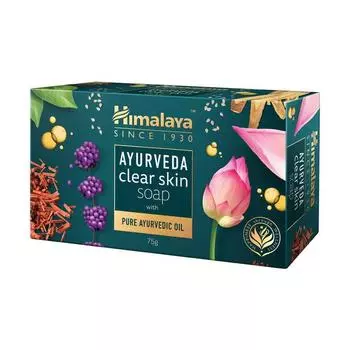 Аюрведическое очищающее мыло (75 г), Ayurveda Clear Skin Soap, Himalaya 4.4375