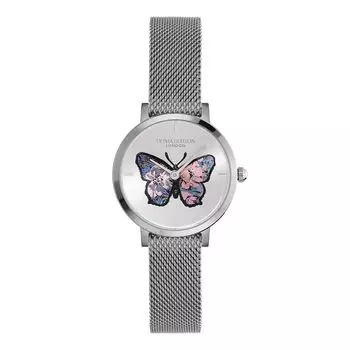 Authorized Dealer [OLIVIA BURTON] Olivia Burton Watch Ladies ob24000127 Signature 28mm Butterfly Ultra Slim Silver Mesh Watch
