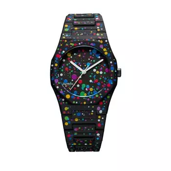 Authorized distributor [D1 MILANO] D1 Milano Men s Women s Watch PCBU11 Polycarbon Dot 01 37mm