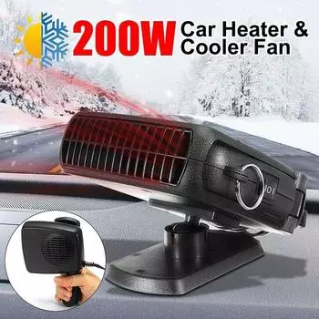 Auto12V/24V 150W автомобильный обогреватель воздухоохладитель вентилятор ветрового стекла антиобледенитель 10 ручка нагревательная розетка холодный ветер/горячий ветер 24V