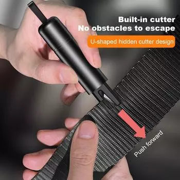 Auto Emergency Glass Window Breaker High Hardness Seat Belt Cutter Life-Saving Car Emergency Life-Saving Rescue Tool красный