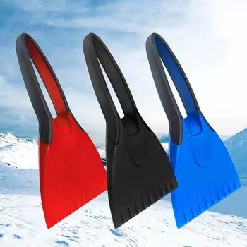 Auto Ice Scrapers Silicone Car Snow Shovel Soft Handle Ice Scraper Removal Winter Snow Cleaning Squeegee Tools Auto Accessories