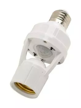 Auto LED Switch E27 Motion Sensor Adapter Intelligent PIR Sensor Lamp Holder