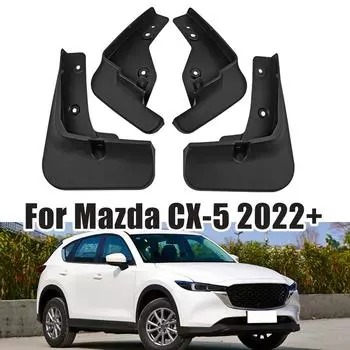 Auto Splash Guards Mud Flaps Guards For Mazda Mazda CX-5 2022+ Mudguard Car Tire Soft Rubber Fender Car Exterior