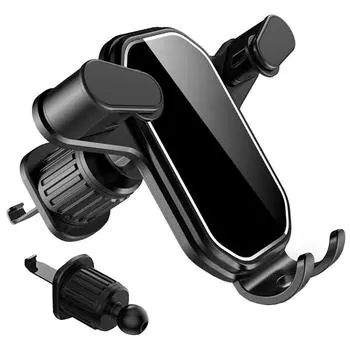 Auto Vent Phone Mount Expansion Clip Vent Phone Stand Hands-free Fit For All Phones IPhone Samsung Car чёрный