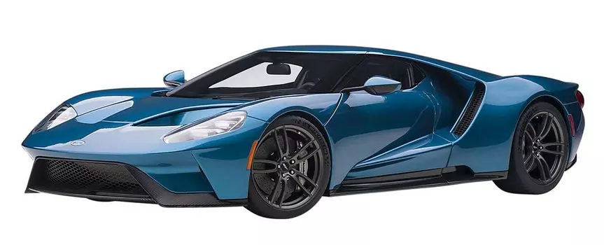 AUTOart 1/12 Ford GT 2017 Metallic Blue Finished Product 12107