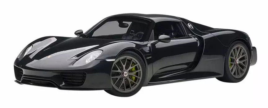 AUTOart 1/12 Porsche 918 Spider Beissach Package Black Metallic Finished Product
