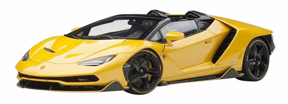 AUTOart Lamborghini Centenario Roadster Pearl Yellow Finished Product 1/18