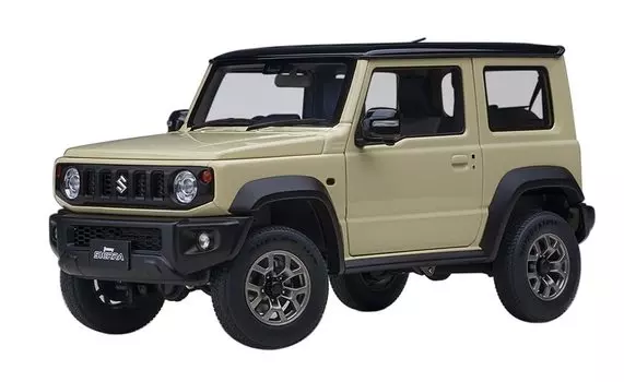 AUTOart Suzuki Jimny Sierra Ivory Roof Готовый продукт 78510 1/18 (JB74) Металлик/Черный