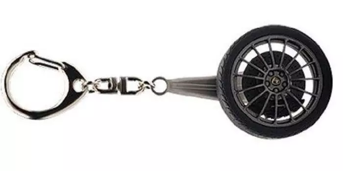 AUTOartDESIGN Lamborghini Gallardo Superleggera Wheel Keychain Finished Product