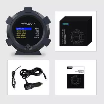 AUTOOL X95 GPS Автомобильный цифровой инклинометр Измеритель угла наклона и наклона Внедорожные аксессуары Многофункциональный HUD-датчик CHINA