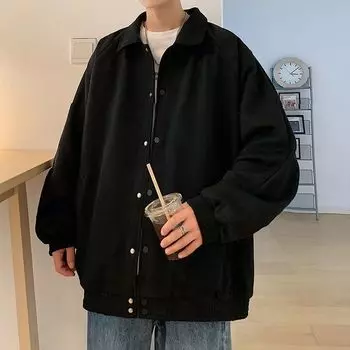 Autumn and Winter Jackets for Men, Spring and Autumn Tops, Baseball Uniforms, Handsome New Boys Jackets M