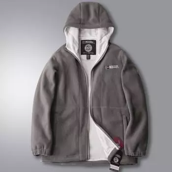 Autumn and Winter New Men s Fleece Hooded Jacket Men s Outdoor Sports Polar Fleece Warm Fleece Jacket. XS
