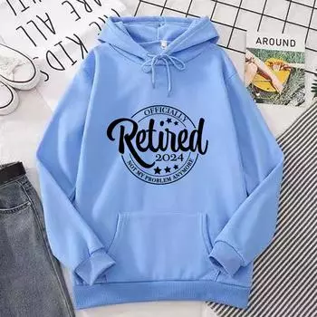 Autumn and winter ring 2024 printed hooded sweatshirt for men and women, trendy and versatile tops for couples S