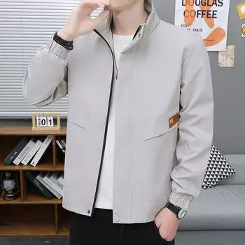 Autumn Casual Fashion Handsome Joker Jacket Men s Spring Casual Thin New Coat. M