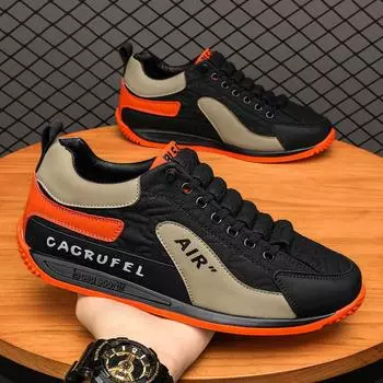 Autumn new Forrest Gump men s shoes breathable fashion versatile non-slip wear-resistant casual shoes sports trend student running shoes 39 белый