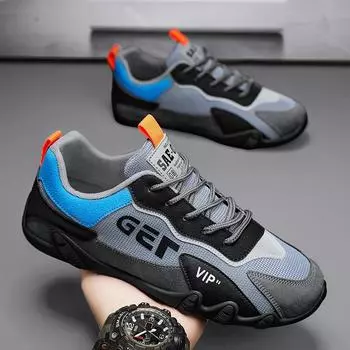 Autumn new Forrest Gump men s shoes breathable mesh running versatile shoes sports and leisure five-finger board shoes tide Douyin quality 39