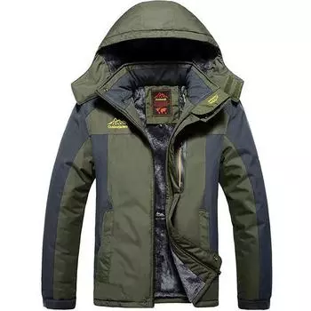 Autumn Winter Jacket Men Men s Waterproof Hiking Jackets Winter Men Windbreak Plus Velvet Thick Warm Windproof Fur Coats Large Size Jackets 9XL M