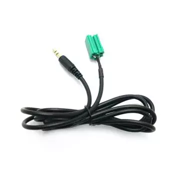 AUX Input 3.5mm Jack Cable Adapter For Renault Clio 2005-2011