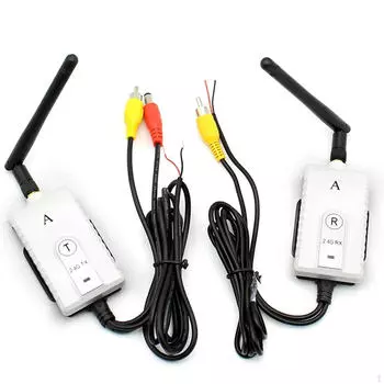 AV-кабель передатчик и приемник 12-24 В 59,06 дюйма 200 м диапазон для грузовика автобуса заднего вида