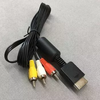 AV Видео Видео Кабель ТВ Аудио Видео Стерео Кабель A/V, PS PS3 Для Playstation PS1 Ps2 Ps3 Аудио Видео Шнур Провод Для 1/2/3