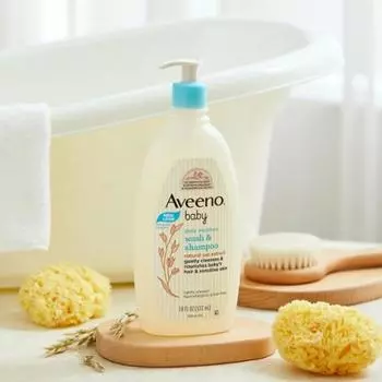 Aveeno Baby Ежедневный увлажняющий шампунь для умывания 532 мл