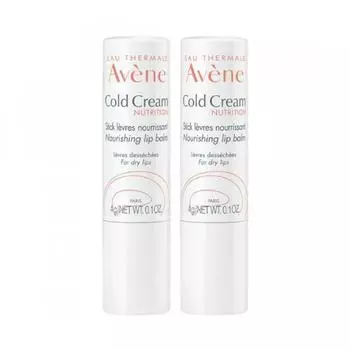 Avene Cold Cream Питательный стик Levre 4 г+4 г, двойной план