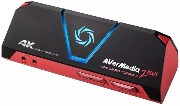 AVerMedia HDMI usb Live Gamer Portable 2 PLUS PLUS-совместимое устройство захвата для записи игр и трансляций DV478 macOS AVT-C878 [4K pass-through