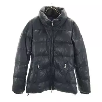 AVIREX 6251030 Sheep leather leather Down jacket S dark blue Women Used