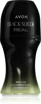Avon Black Suede Real dodorant roll-on TU прозрачный