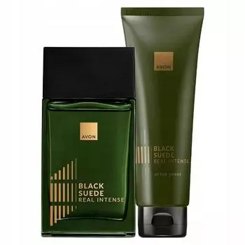 Avon Black Suede Real Intense Water For Him 100 мл + бальзам после бритья