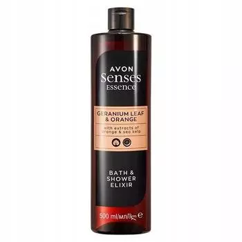 Avon Senses Essence Bath Elixir Geranium Leaf And Orange 500 Ml