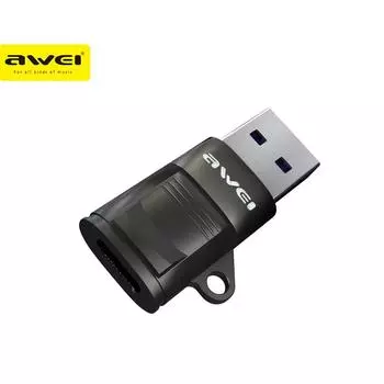Awei CL-13 Smart Mini USB 3.0 Адаптер USB Turn Type-C