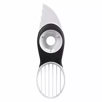 Авокадорезка OXO Good Grips 3-в-1, белая/черная