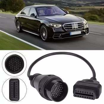 Авто OBD2 адаптер для Mercedes 38Pin Full PIN на 16 Pin автомобильный разъем кабель диагностический адаптер разъемы кабель диагностический I5G6