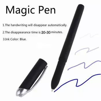 Автоматически гелевые ручки с синим исчезающим стержнем Magic Pen Автоматическая ручка с исчезающими невидимыми чернилами