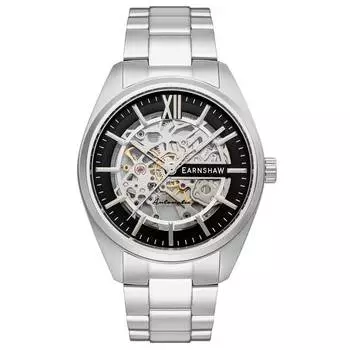 Автоматические мужские часы Thomas Earnshaw Smeaton Limited Edition с черным скелетонизированным циферблатом ES-8208-11