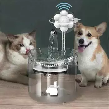 Автоматический фонтанчик для воды для кошек USB, электрический бесшумный поилка для кошек, умный датчик движения, переключатель, фильтрующая поилка, диспенсер для воды для кошек и домашних животных